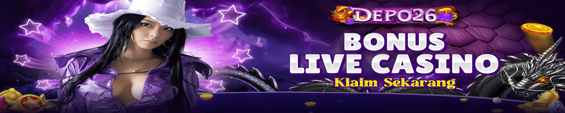 DEPO26 BONUS LIVECASINO